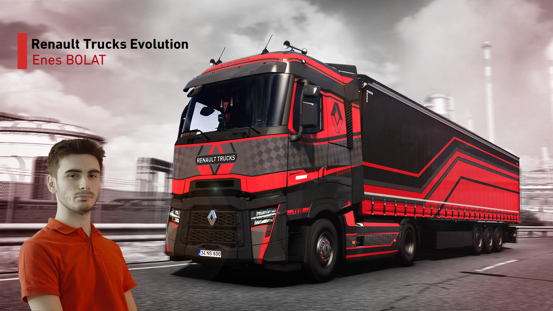 Renault Trucks T C K Evolution A Turkish Player Wins The International Design Competition In Euro Trucks Simulator 2 Renault Trucks Corporate