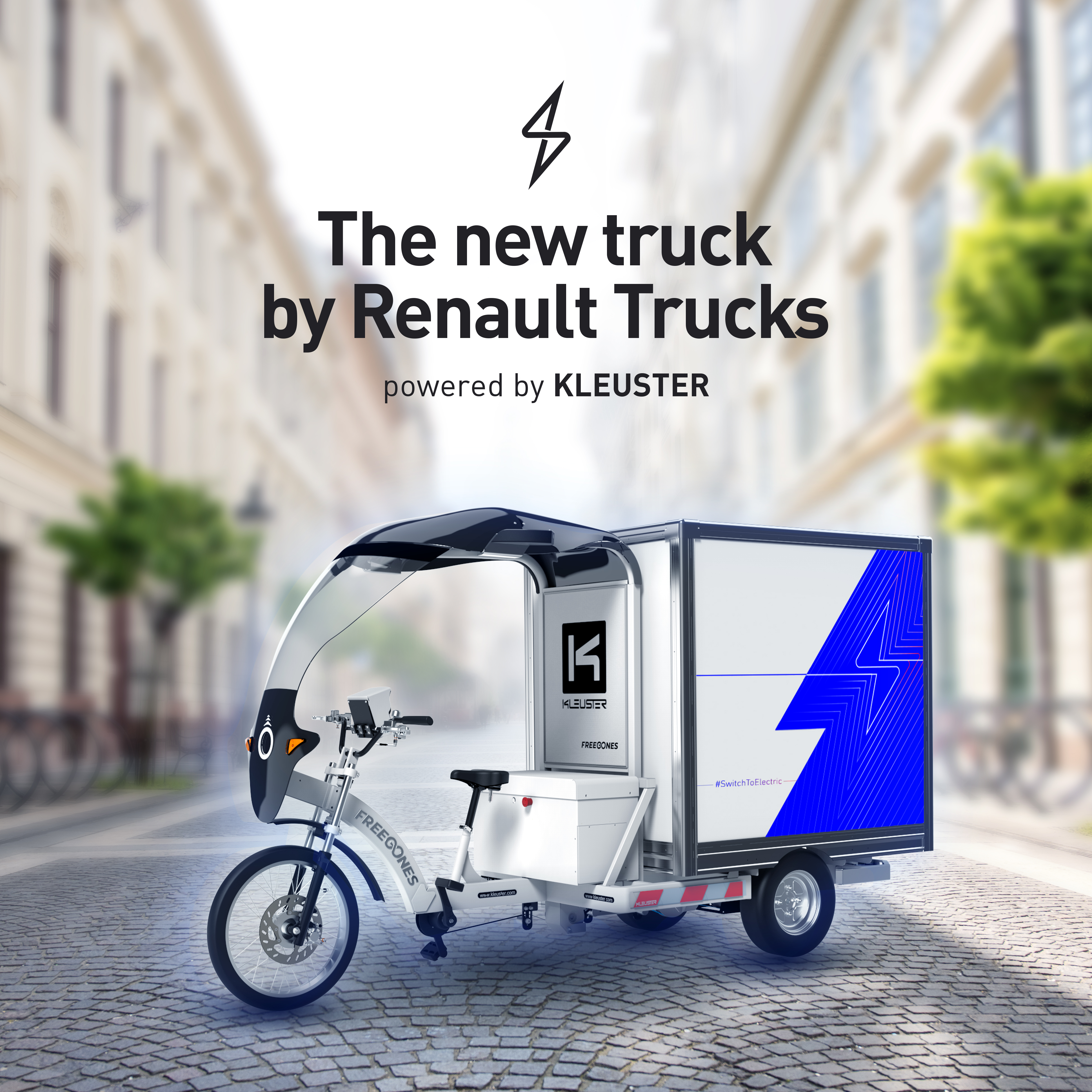 Renault Trucks Kleuster vélos-cargo