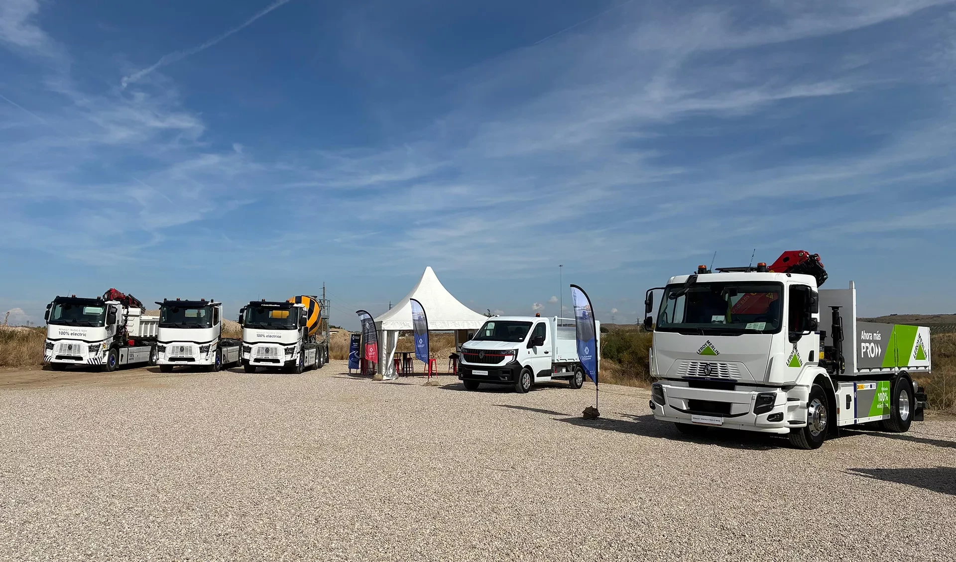 Renault Trucks celebrates E-Construction Days in Madrid, its first 100% electric event for the construction sector