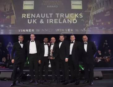 Renault Trucks wins Technical Excellence Award at Motor Transport Awards