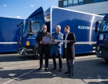 Kuehne Nagel Renault Trucks camions électriques