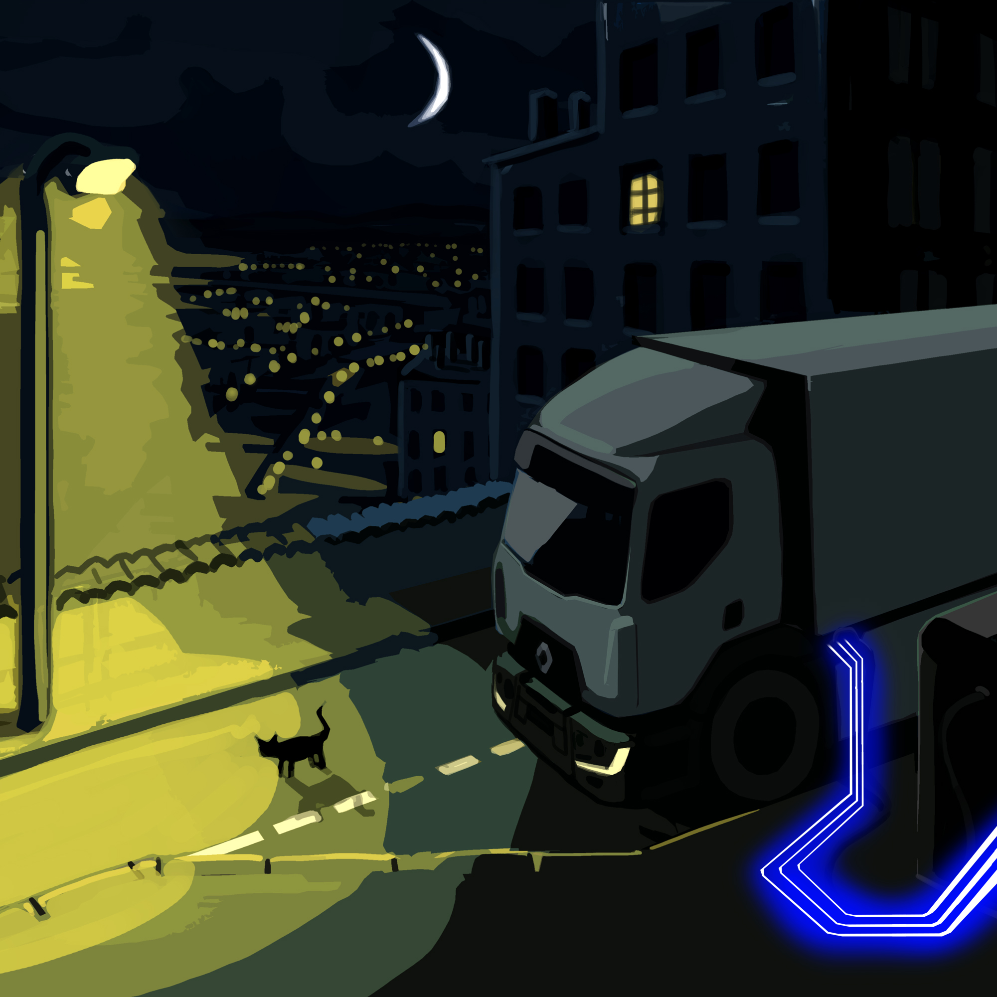 Recharge camion électrique