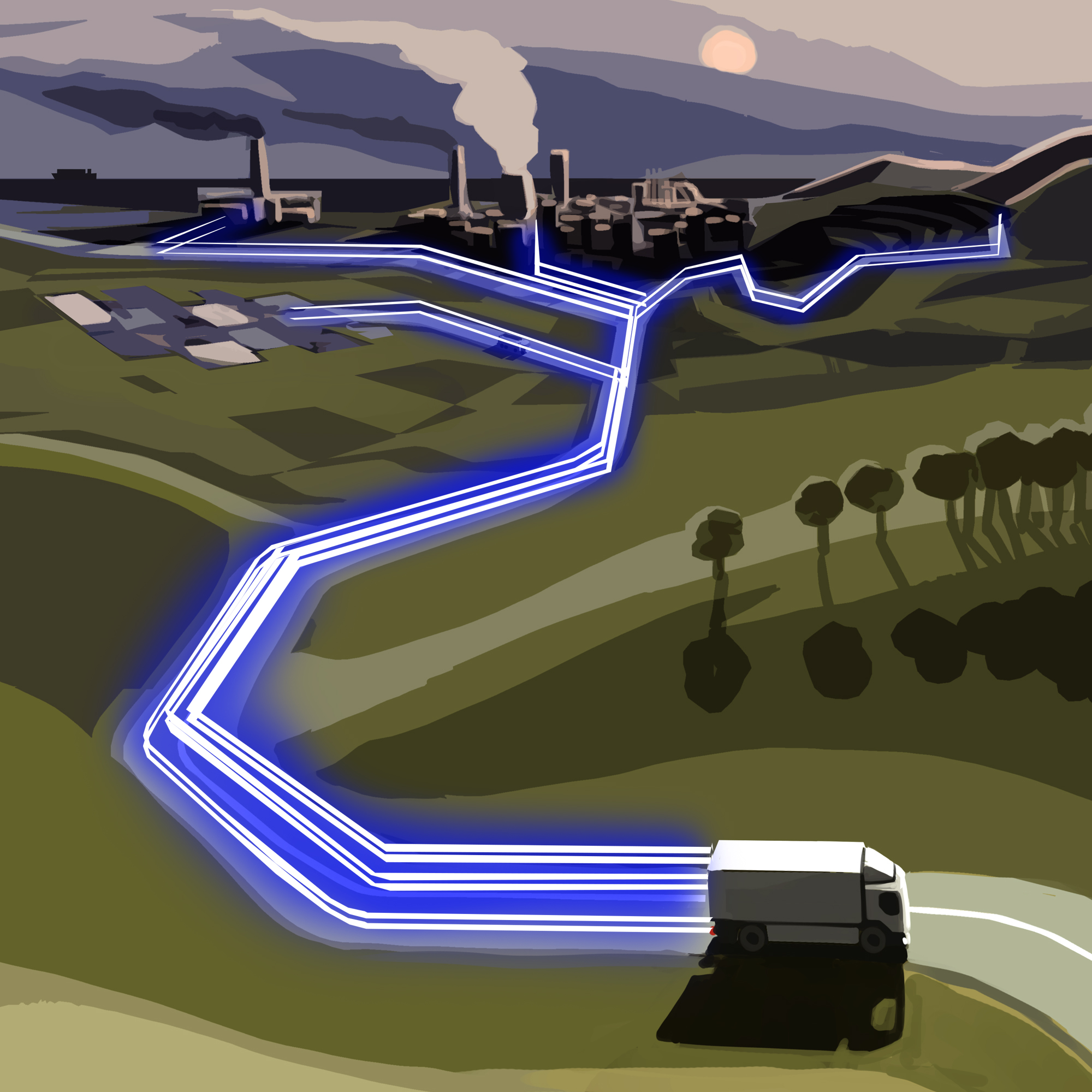 Batteries des camions électriques
