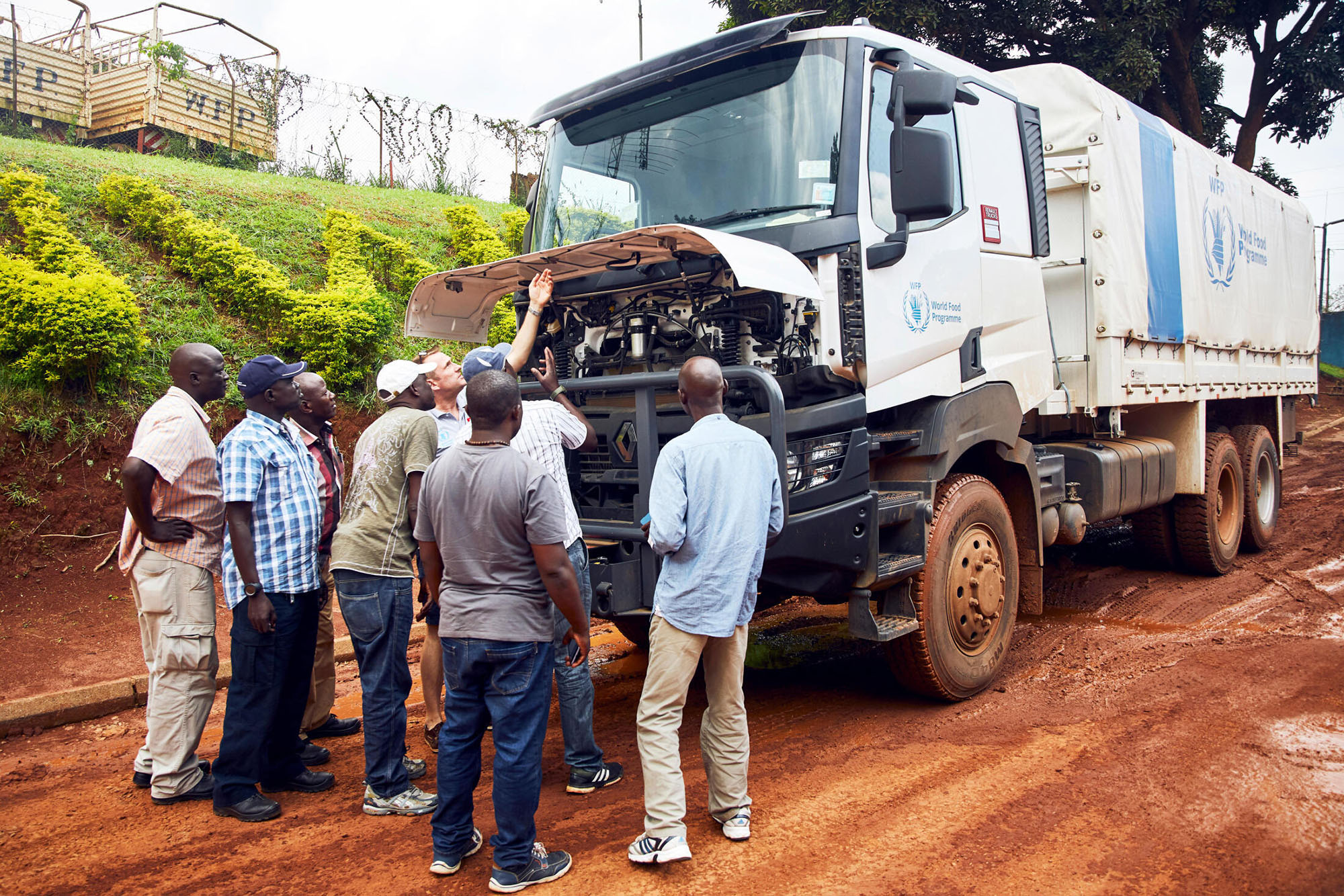 Renault Trucks au cœur de la logistique humanitaire avec le World Food Programme depuis 2012