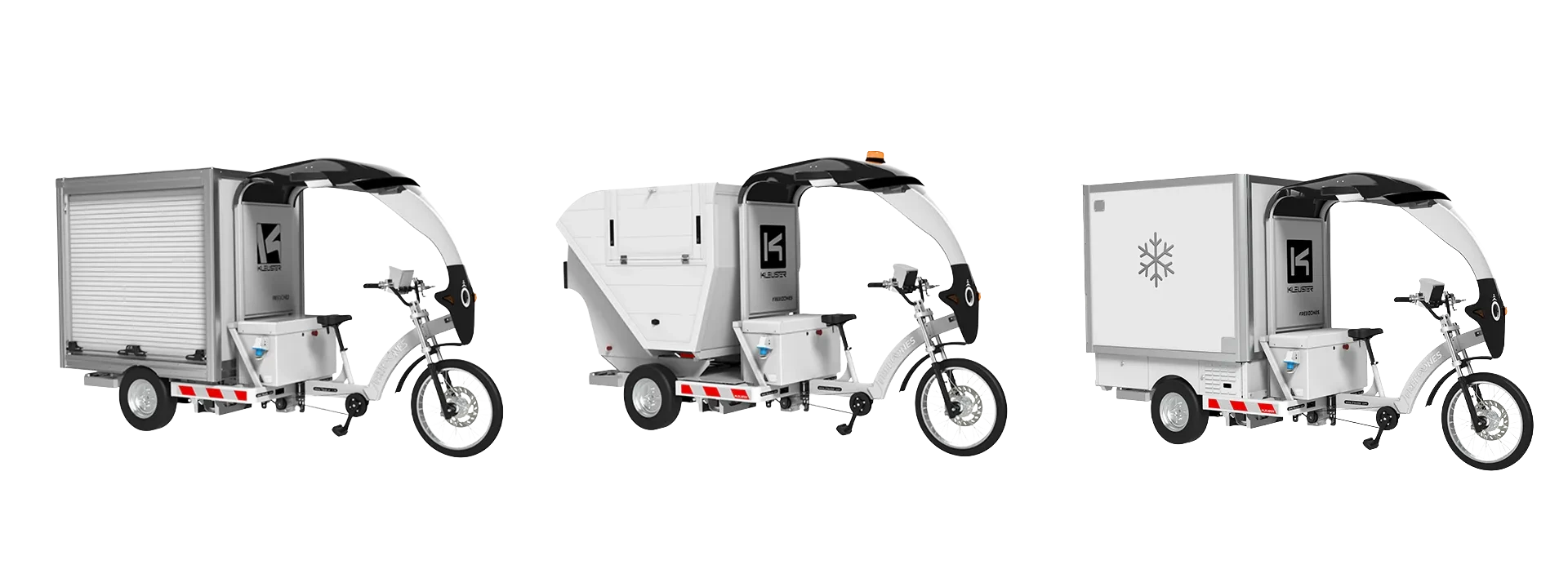 E-cargo bikes Kleuster Freegones Box, Collect and Pick-up
