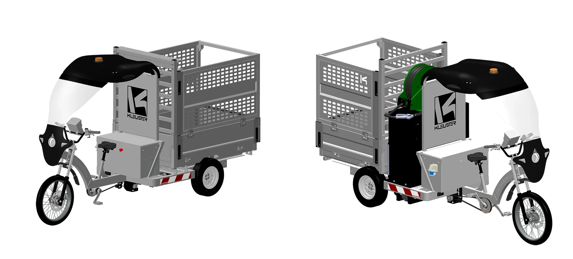 E-Cargo bikes Kleuster Freegones Pick-up and Clener