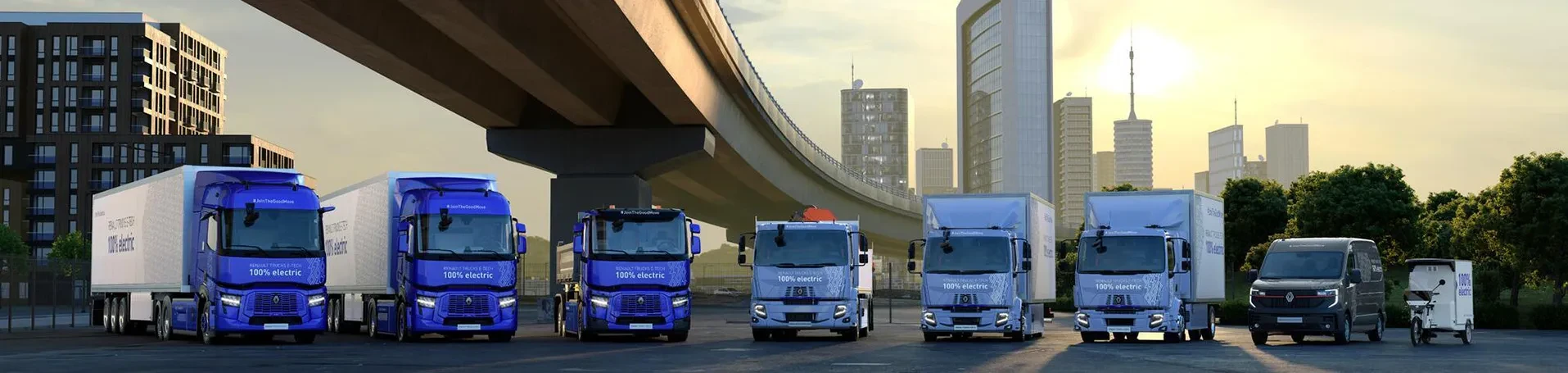 La gamme complète Renault Trucks E-Tech 100 % électrique