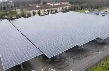 Renault Trucks Photovoltaic canopies Bourg-en-Bresse