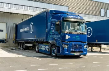 Renault Trucks_Kuehne Nagel_POFerries Electric truck Channel crossing