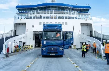 Renault Trucks_Kuehne Nagel_POFerries Electric truck Channel crossing