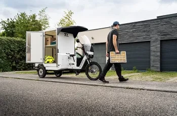 e-cargo bike Kleuster 350 designed for craftmen