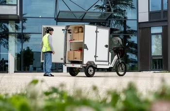 e-cargo bike Kleuster 350 designed for delivey