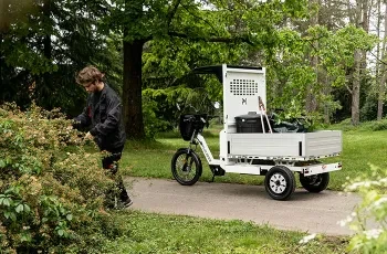 e-cargo bike Kleuster 350 designed for landscrapers