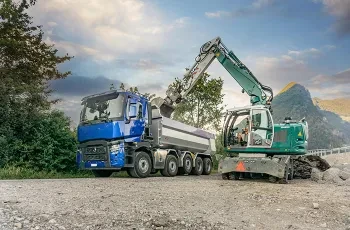 A Renault Trucks C tipper truck