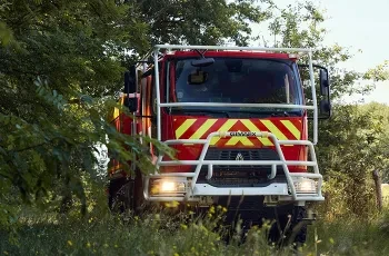 A Renault Trucks D Forest Fire Truck