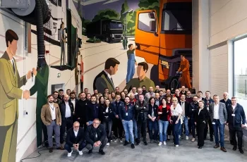 The staff of La maison Renault Trucks of Poland