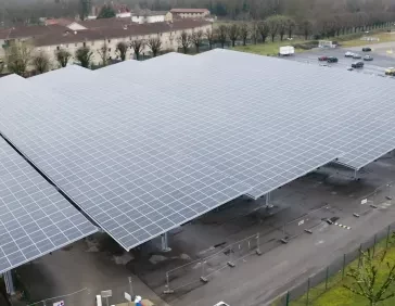 Renault Trucks Photovoltaic canopies Bourg-en-Bresse