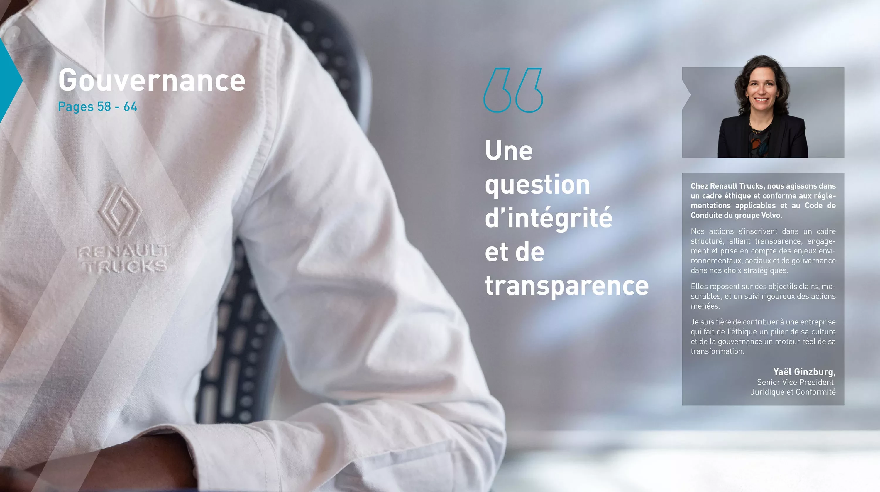 Rapport Renault Trucks RSE 2025 : gouvernance