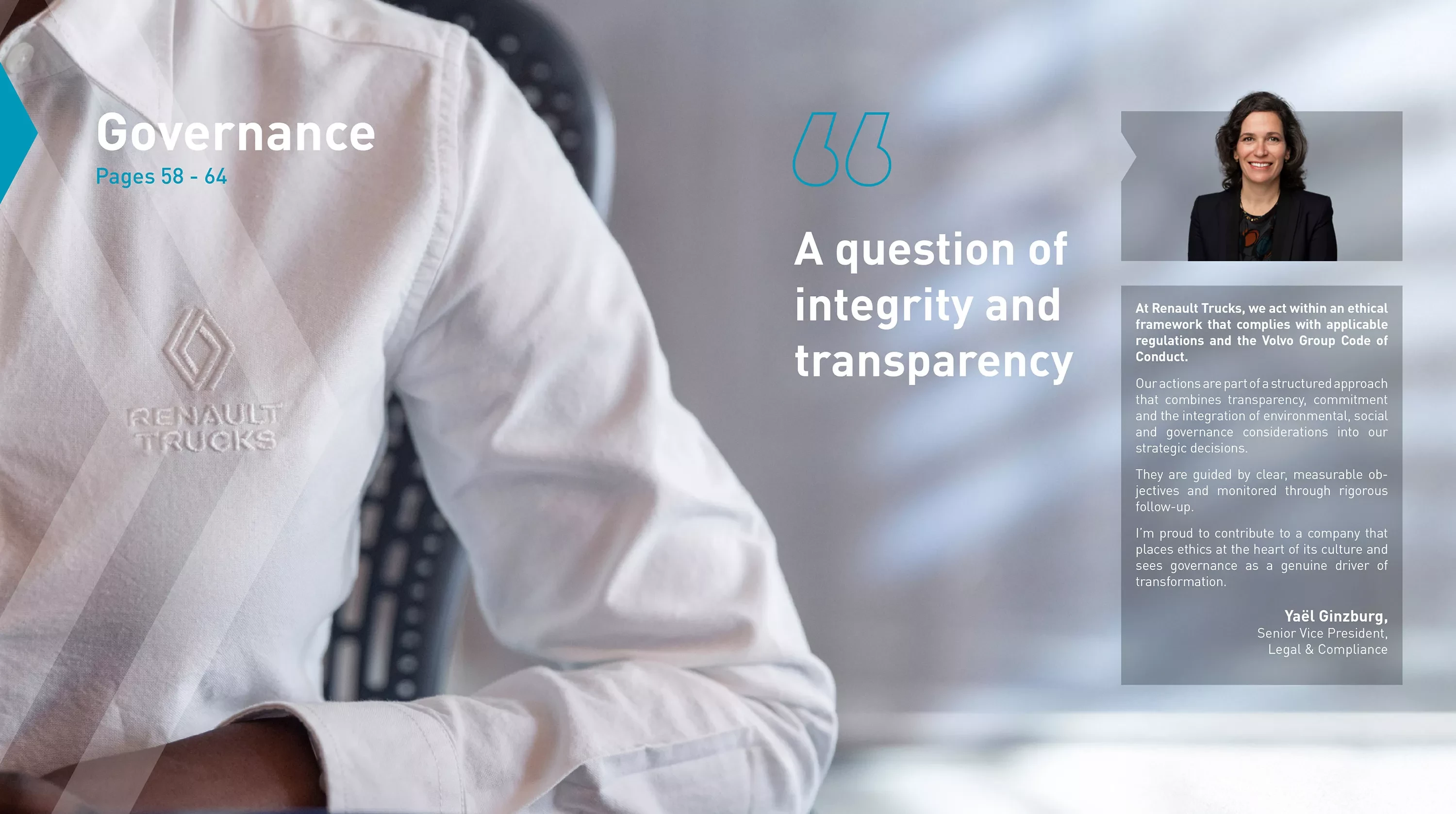 Renault Trucks – 2025 Sustainability Report: governance