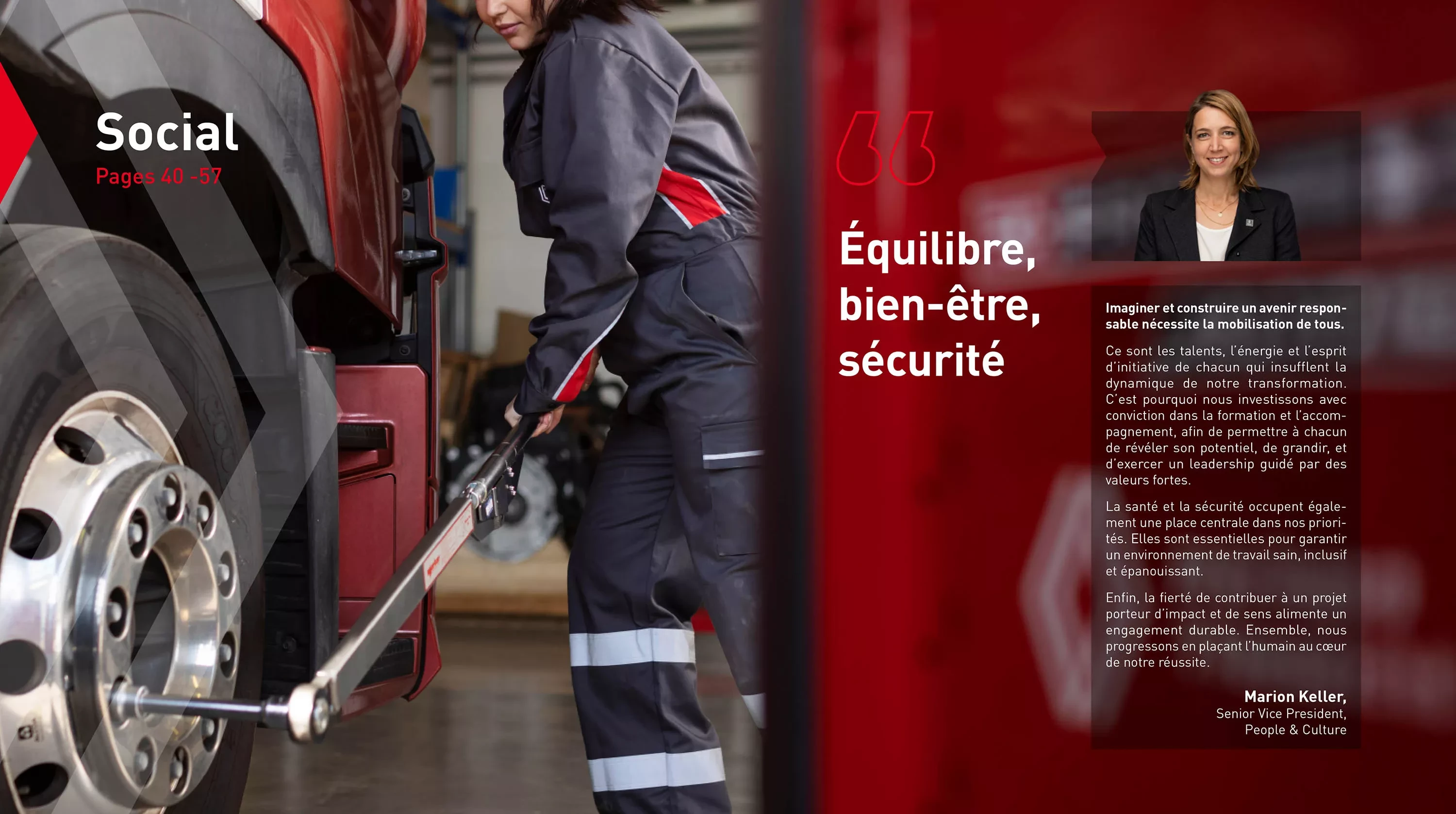 Rapport Renault Trucks RSE 2025 : social