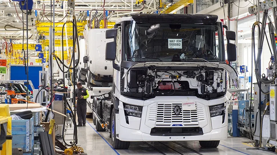 Renault Trucks Assembly plant located in Bourg-en-Bresse in France