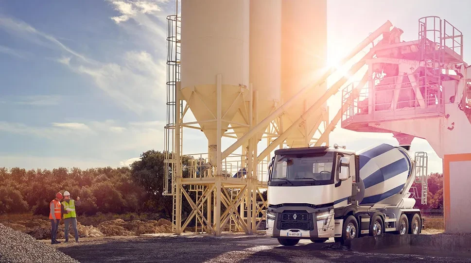 a Renault Trucks C in a cement plant 